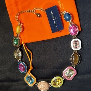 KURT GEIGER LONDON Signature Stone Gem Necklace